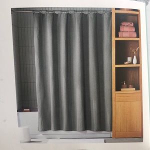 HAVEN ORGANIC COTTON WASHED FAILLE SHOWER CURTAIN